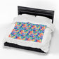 Bespattered Facade Rainbow Skies Velveteen Plush Blanket | 3 Sizes