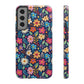Bespattered Facade Colorful Flowers Impact-Resistant Case