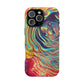 Bespattered Facade Rainbow Rings Abstract Art MagSafe Tough Case
