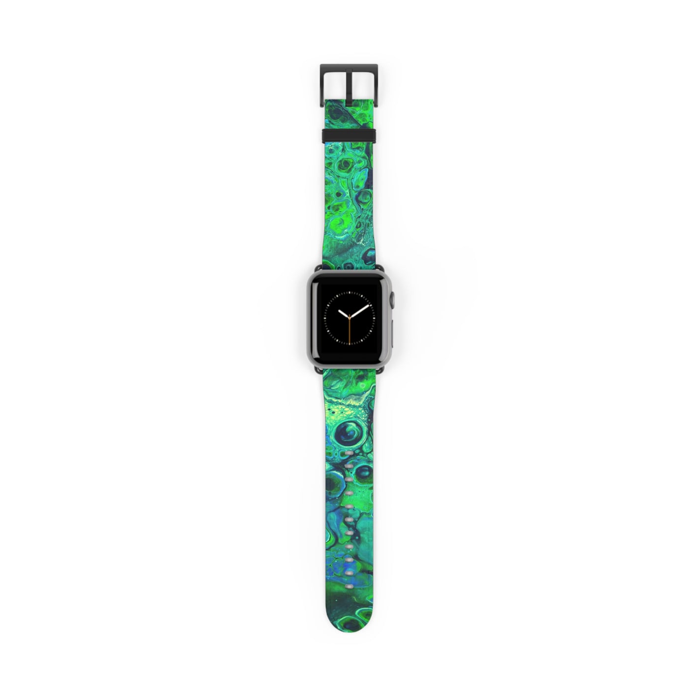 Bespattered Facade Radioactive Faux-Leather Smart Watch Band