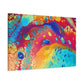 Bespattered Facade Rainbow Galaxy Stretched Matte Canvas Art Prints | Multiple Sizes