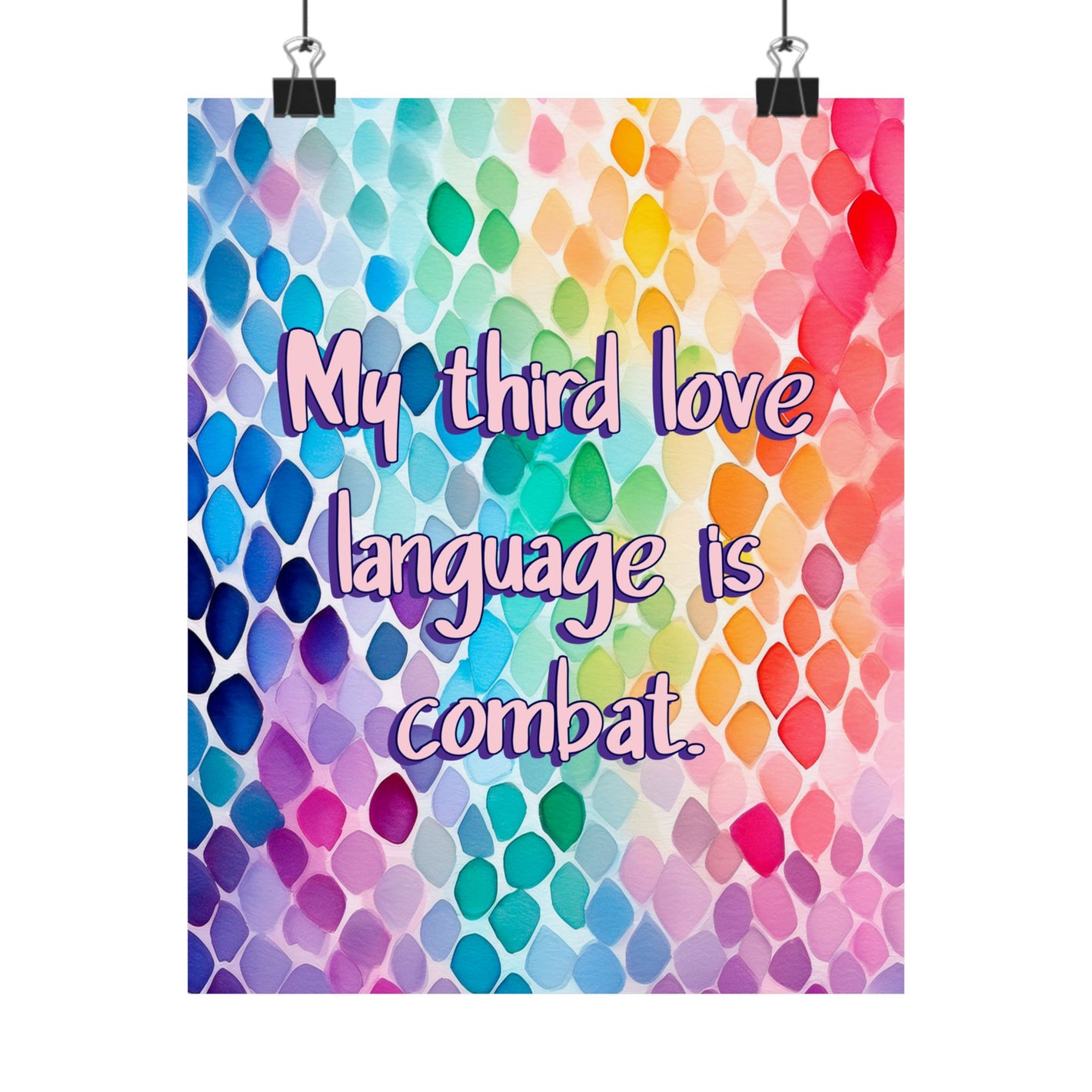 Bespattered Facade "Love Language" Giclée Archival Matte Paper Prints
