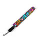 Neon Rainbow Leopard Foldable Umbrella — Compact Semi-Automatic Rain Parasol