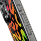 Bespattered Facade Watercolor Rainbow Leopard Clear Case