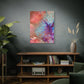 Bespattered Facade Resin Petri Macro Photograph Stretched Matte Canvas Art Prints | Multiple Sizes