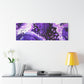 Bespattered Facade Purple Haze Stretched Matte Canvas Art Prints | Multiple Sizes