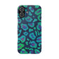 Bespattered Facade Emerald Leopard Snap Case