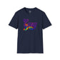 Bespattered Facade Neon "Easy Tiger" Colorful Unisex Softstyle T-Shirt