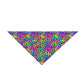 Bespattered Facade Candy Coated Neon Leopard Bandana