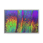 Bespattered Facade Neon Lava Framed Canvas Art Print | 3 Frame Colors | Multiple Sizes