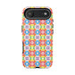 Bespattered Facade Geometric Rainbow Mosaic Tough Case