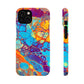 Bespattered Facade Space Worm Snap Case