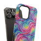 Bespattered Facade Rainbow Nebula Impact-Resistant Case