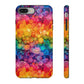 Bespattered Facade Rainbow Ink Circles Tough Case