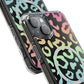 Bespattered Facade Pastel Rainbow Leopard MagSafe Clear Impact Case