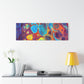 Bespattered Facade Fluid Art Abstract Painting Stretched Matte Canvas Art Prints | Multiple Sizes