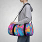 Bespattered Facade Rainbow Flow Duffel Bag | 2 Sizes