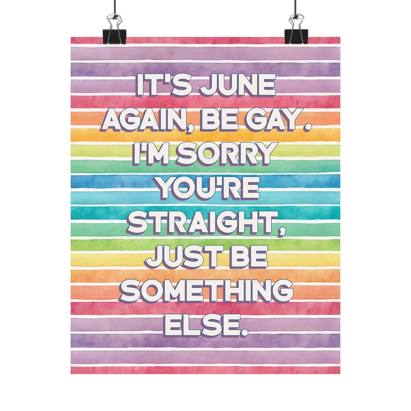 Bespattered Facade "It's June Again..." Giclée Archival Matte Paper Prints