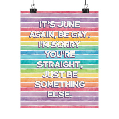 Bespattered Facade "It's June Again..." Giclée Archival Matte Paper Prints