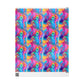Bespattered Facade Rainbow Flow Wrapping Paper | Three Sizes | Glossy or Matte