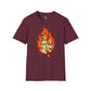 Bespattered Facade Set the World on Fire Flaming Match Unisex Softstyle T-Shirt