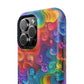 Bespattered Facade Rainbow Swirls MagSafe Tough Case