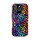 Bespattered Facade Rainbow Paint Splatter Leopard Impact-Resistant Case