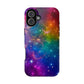 Bespattered Facade Rainbow Universe Impact-Resistant Case