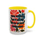 "Come with Me and You'll See..." Rainbow Flowers Mug | Eight Colors | 11oz or 15oz