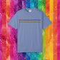 Bespattered Facade Rainbow All Places Should Be Safe Spaces Colorful LGBTQ+ Pride Premium Unisex Comfort Colors Garment Dyed 100% Cotton T-Shirt