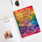 Bespattered Facade Rainbow "Keep the Magic Alive" Spiral Notebook - Lined Pages
