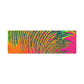 Bespattered Facade Neon Puddle Stretched Matte Canvas Art Prints | Multiple Sizes