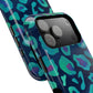 Bespattered Facade Emerald Leopard MagSafe Tough Case