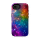 Bespattered Facade Rainbow Universe Impact-Resistant Case