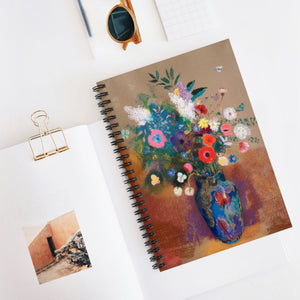 Art History Collection: Bouquet of Flowers Spiral Notebook - Lined Pages