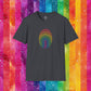 Bespattered Facade Rainbow Fingerprint Unisex Softstyle T-Shirt