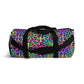 Bespattered Facade Candy Coated Neon Leopard Duffel Bag