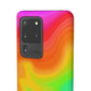 Bespattered Facade Rainbow Heat Map Snap Case