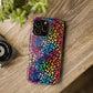 Bespattered Facade Rainbow Paint Splatter Leopard Impact-Resistant Case