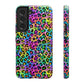 Bespattered Facade Candy Coated Neon Leopard Impact-Resistant Case