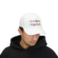 Childless Dog Dude Rainbow Embroidered Classic Cap (10 Hat Colors)