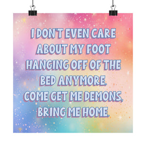 Bespattered Facade "Bring Me Home" Giclée Archival Matte Paper Prints