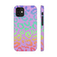 Bespattered Facade Rainbow Leopard Snap Case