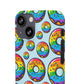 Bespattered Facade Rainbow Sprinkle Donut Snap Case