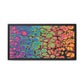 Bespattered Facade Neon Goodness Framed Canvas Art Print | 3 Frame Colors | Multiple Sizes