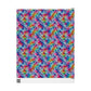 Bespattered Facade Colorful Animal Print Wrapping Paper | Three Sizes | Glossy or Matte