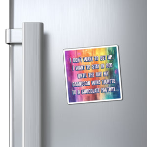 Bespattered Facade "Stay in Bed" Refrigerator Magnet