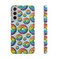 Bespattered Facade Rainbow Sprinkle Donut Snap Case