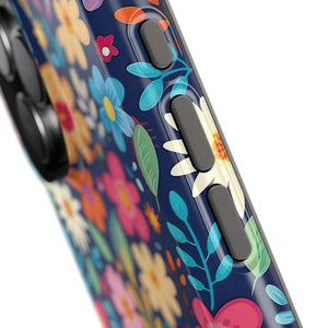 Bespattered Facade Colorful Flowers Impact-Resistant Case