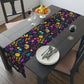 Bespattered Facade Neon Flowers Table Runner (2 sizes)